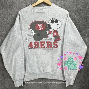 Vintage San Francisco 49ers Football Sweatshirt Retro NFL 49ers Unisex Shirt tee